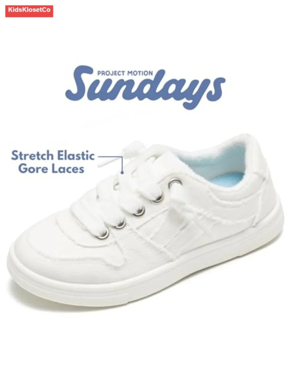 Kids Girls Canvas Sneakers Non-Slip Lace-Up Casual Lightweight Shoes